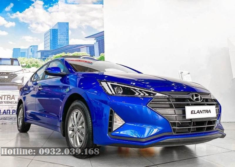 Ngoại thất màu xanh Hyundai Elantra 2020