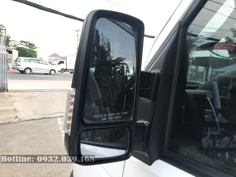 Gương chiếu hậu Hyundai 16 chỗ màu trắng