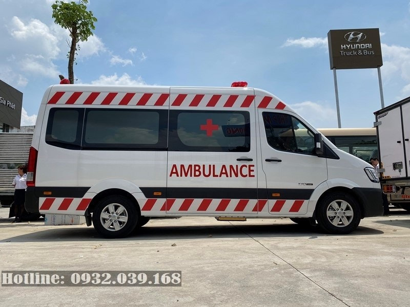 Kích thước xe cứu thương Solati Ambulance