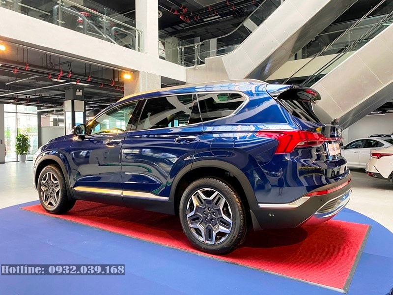 Hyundai SantaFe 2022 mẫu mới màu xanh đại dương - Hyundai Ngọc An ...
