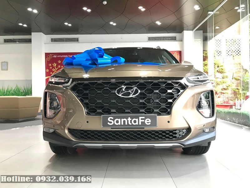 Hình ảnh xe Hyundai Santafe 2020 màu vàng cát