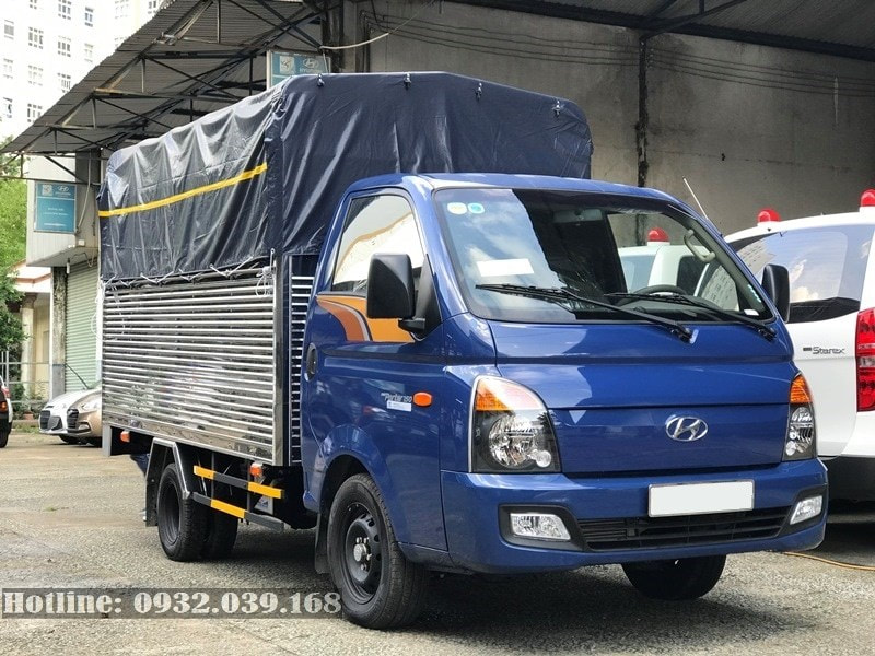 Xe tải Hyundai 1.5 tấn thùng kèo mui bạt